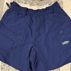 AFTCO Boys Navy Shorts